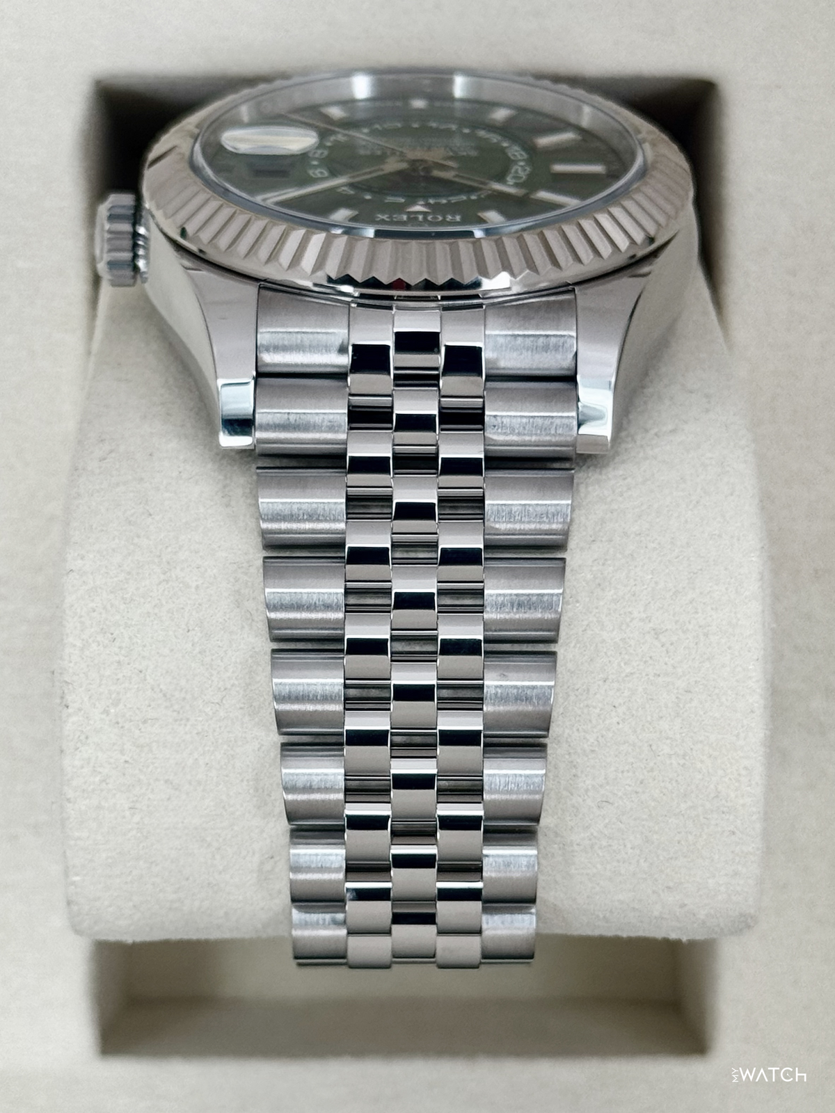2026 Rolex Sky-Dweller 42mm 336934 Stainless Steel Jubilee Green Dial