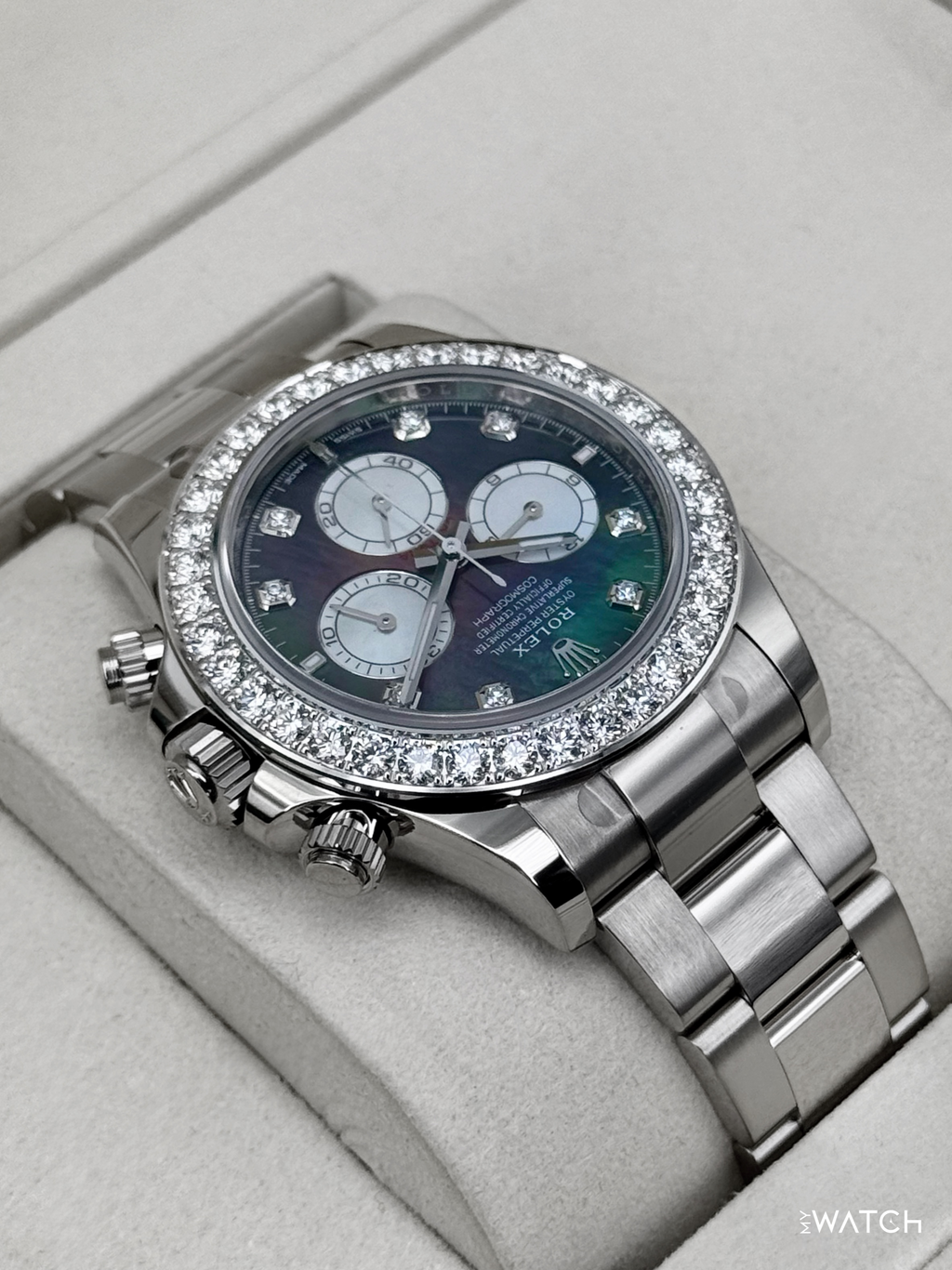 NEW 2025 Rolex Daytona 40mm 126579RBR Mother of Pearl Diamond Dial (STICKERED)