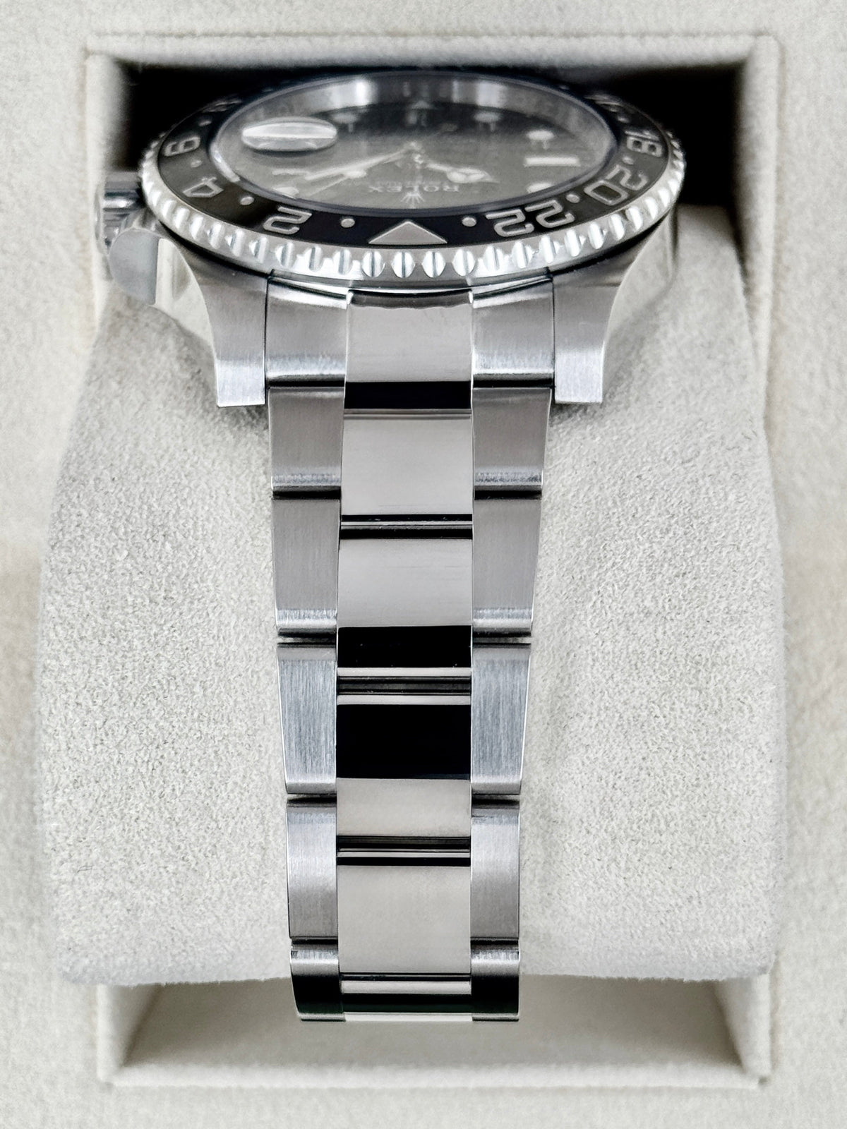 2018 Rolex GMT-Master II 40mm 116710LN Stainless Steel Black Dial