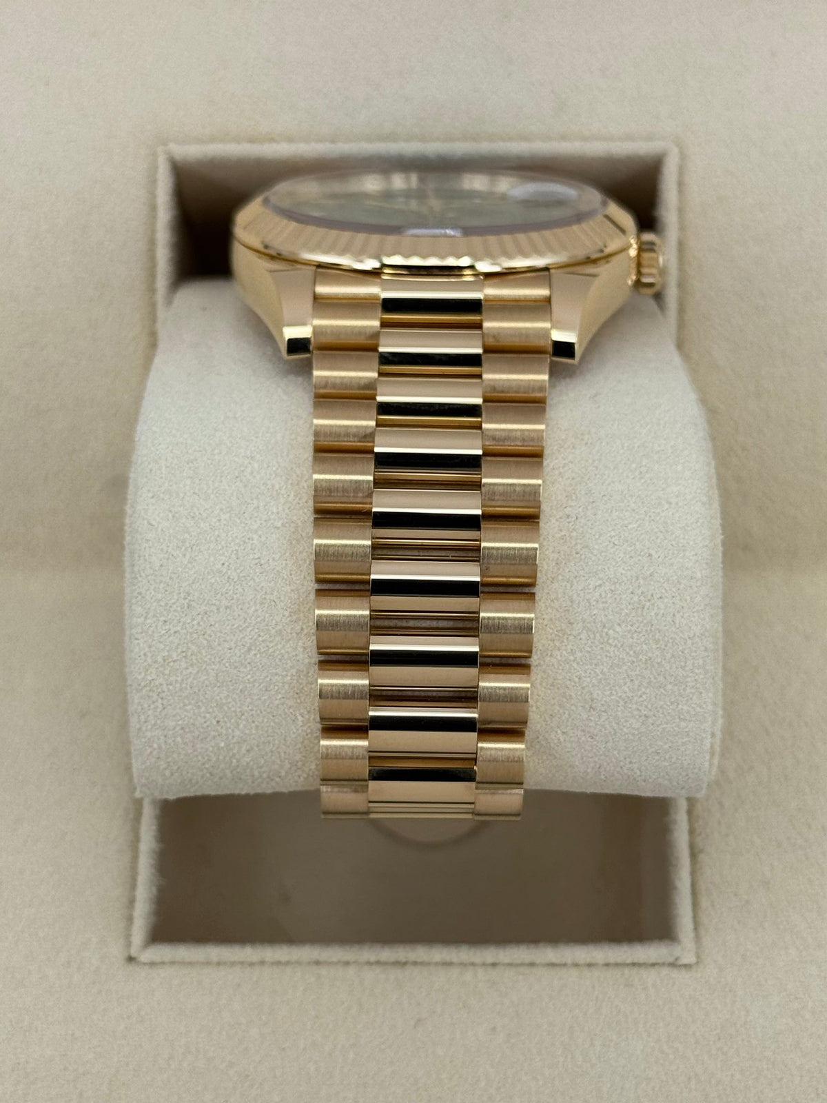 2023 Rolex Day-Date 40mm 228238 Arabic Calendar Green Dial