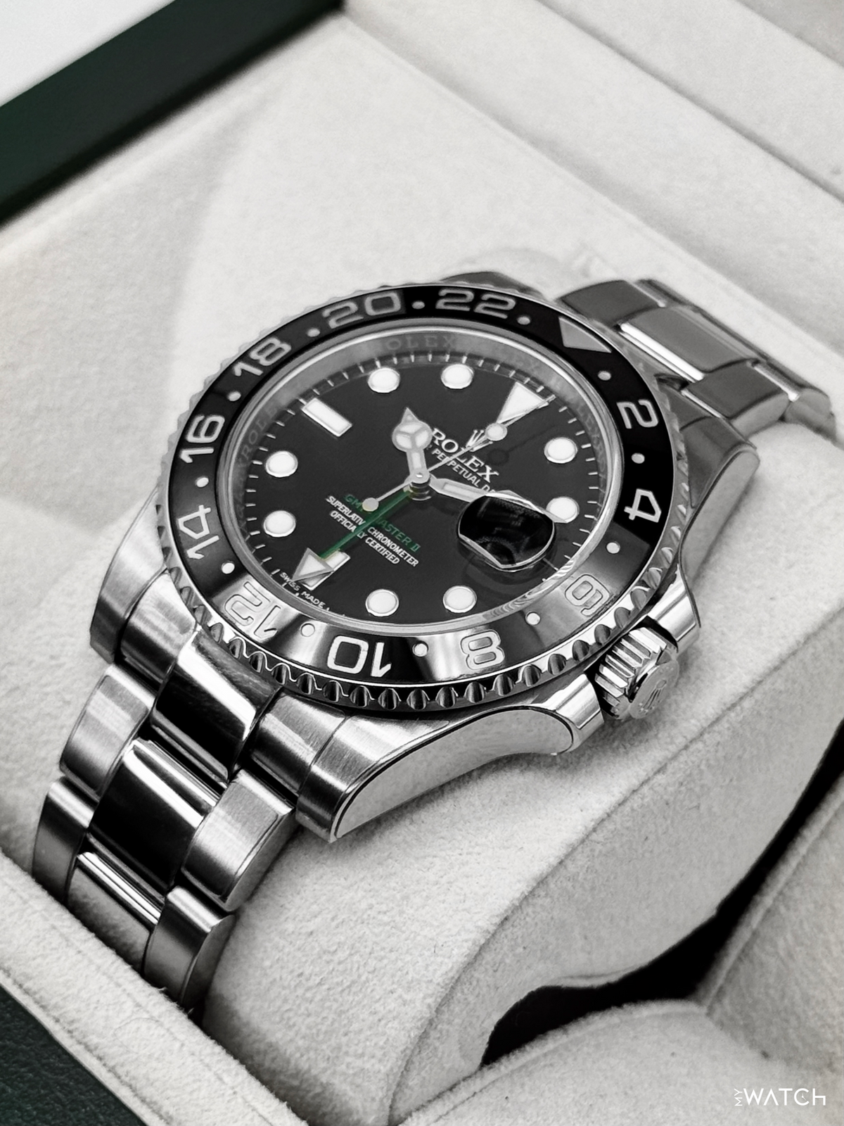 2016 Rolex GMT-Master II 40mm 116710LN Stainless Steel Black Dial