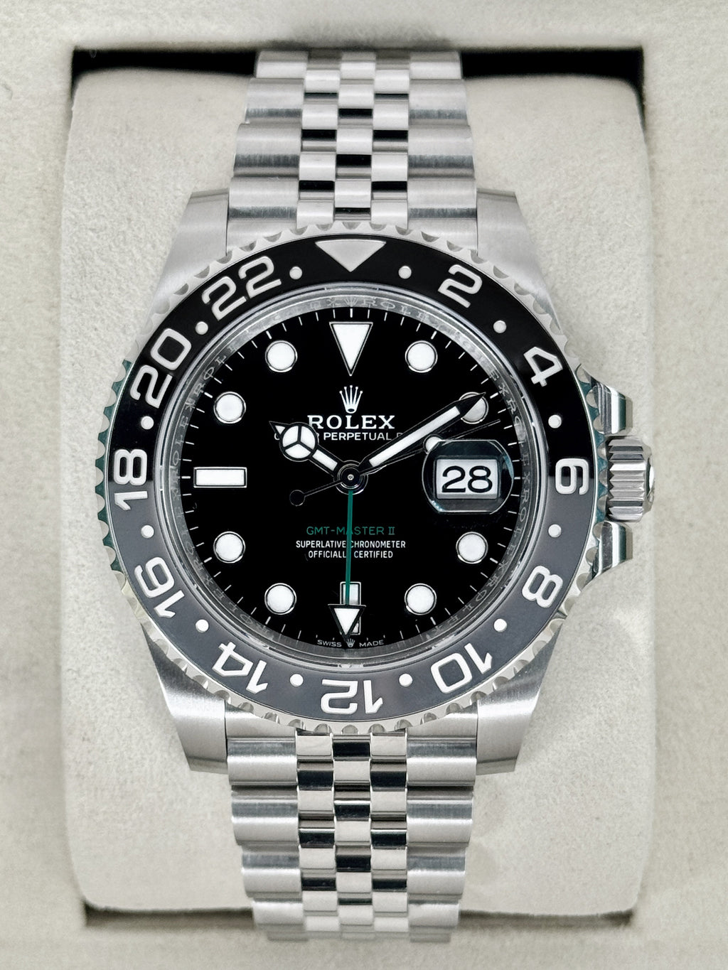 NEW 2026 Rolex GMT-Master II Bruce Wayne 40mm 126710GRNR Jubilee