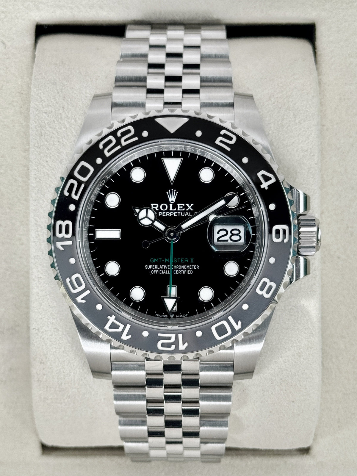NEW 2026 Rolex GMT-Master II Bruce Wayne 40mm 126710GRNR Jubilee