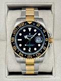 2017 Rolex GMT-Master II 40mm 116713LN Two-Tone Black Dial