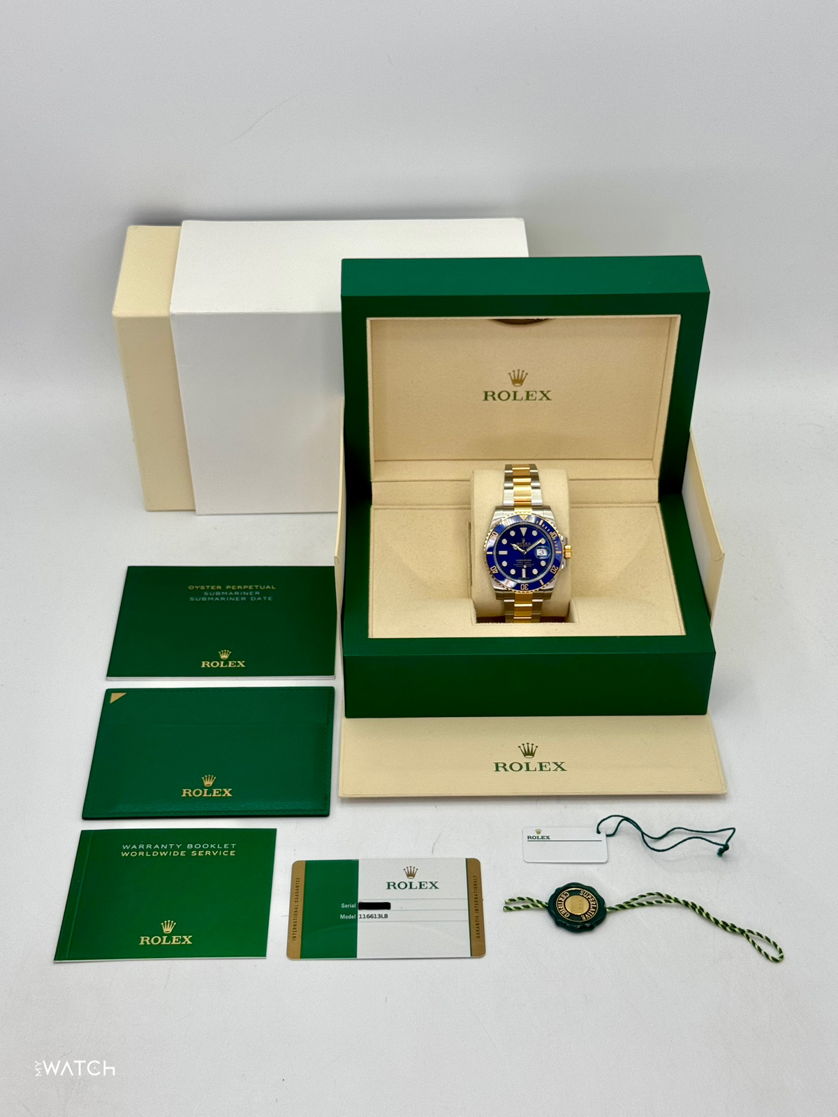 2017 Rolex Submariner "Bluesy" 40mm 116613LB Two-Tone Blue Dial