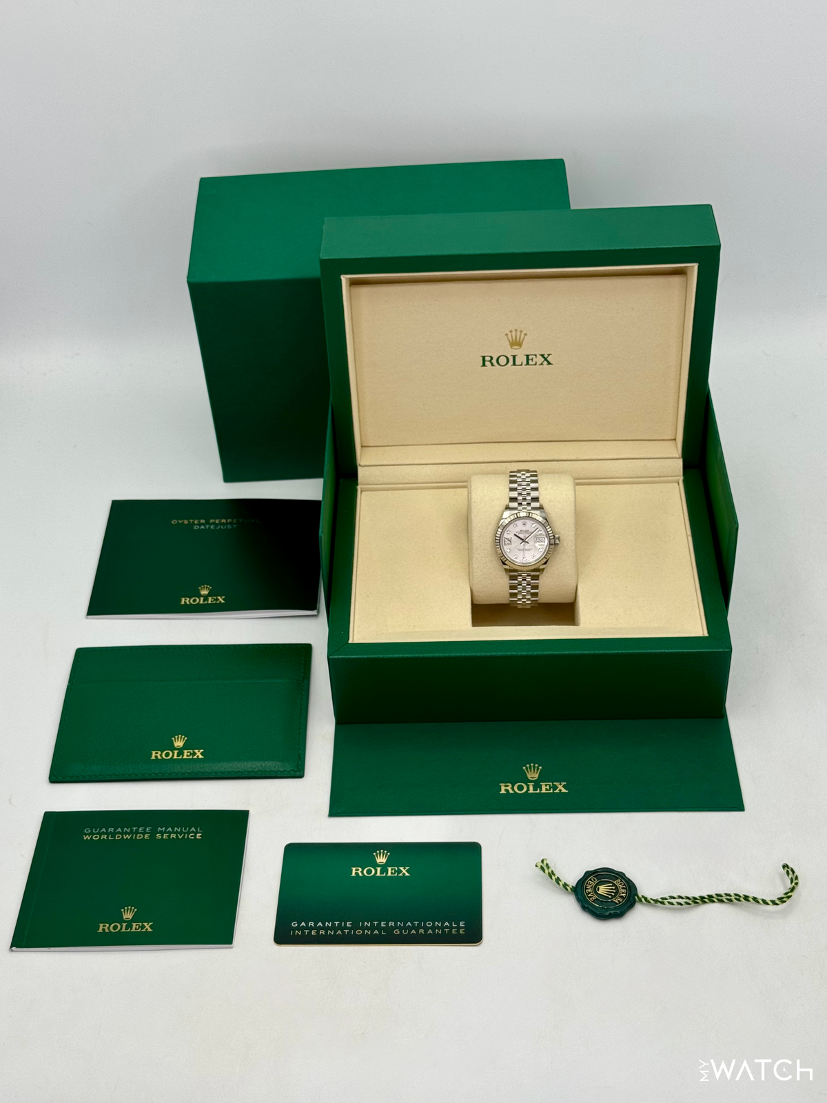 NEW 2025 Rolex Lady Datejust 28mm 279174 Stainless Steel Jubilee Silver Star Diamond Dial