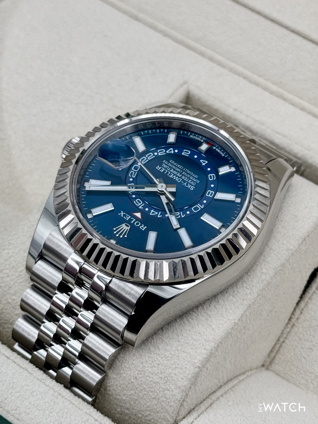 2024 Rolex Sky-Dweller 42mm 336934 Jubilee Blue Dial