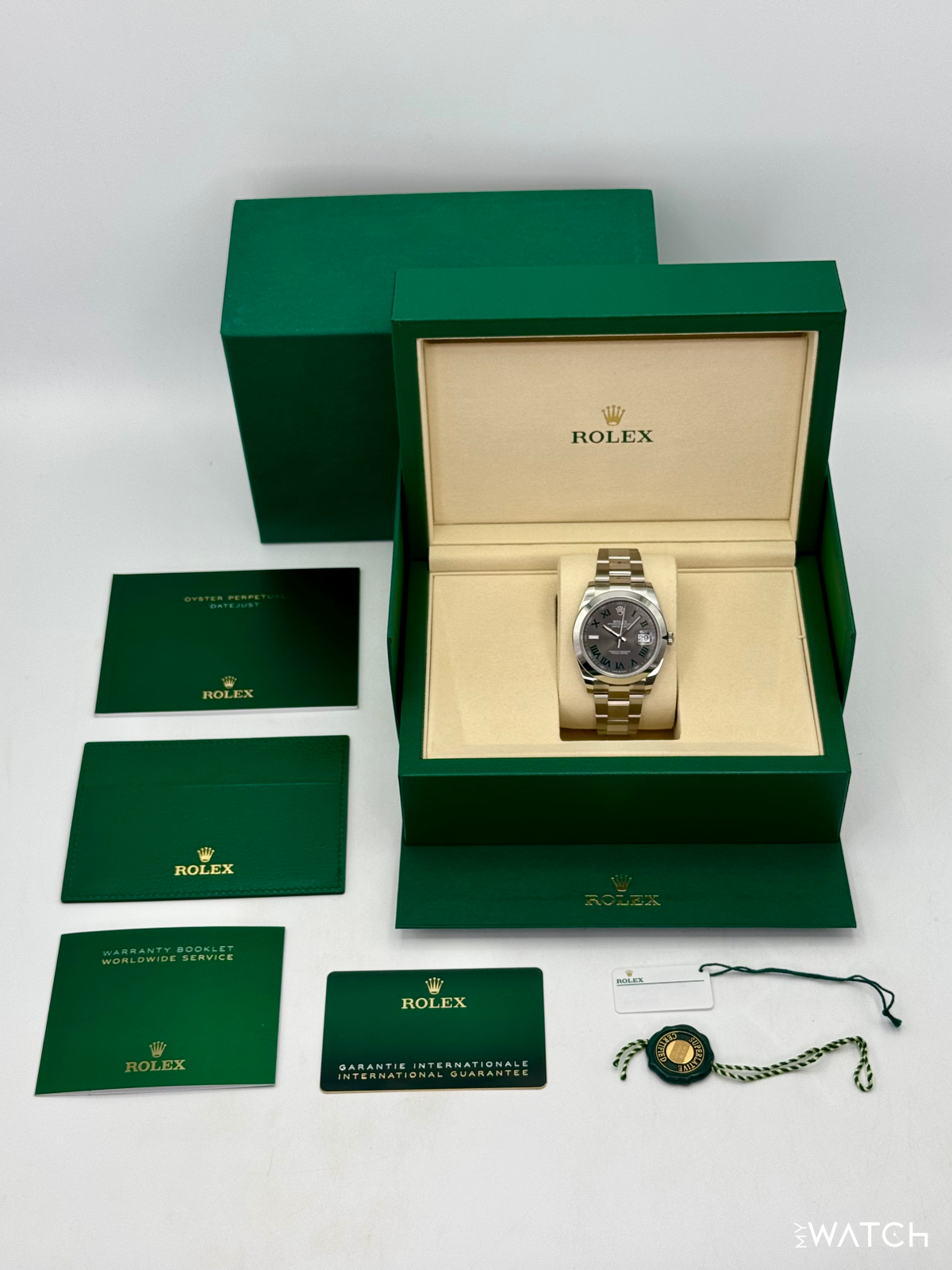 NEW 2026 Rolex Datejust 41mm 126300 Wimbledon Dial Oyster
