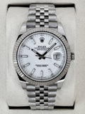 2026 Rolex Datejust 41mm 126334 Stainless Steel Jubilee White Dial