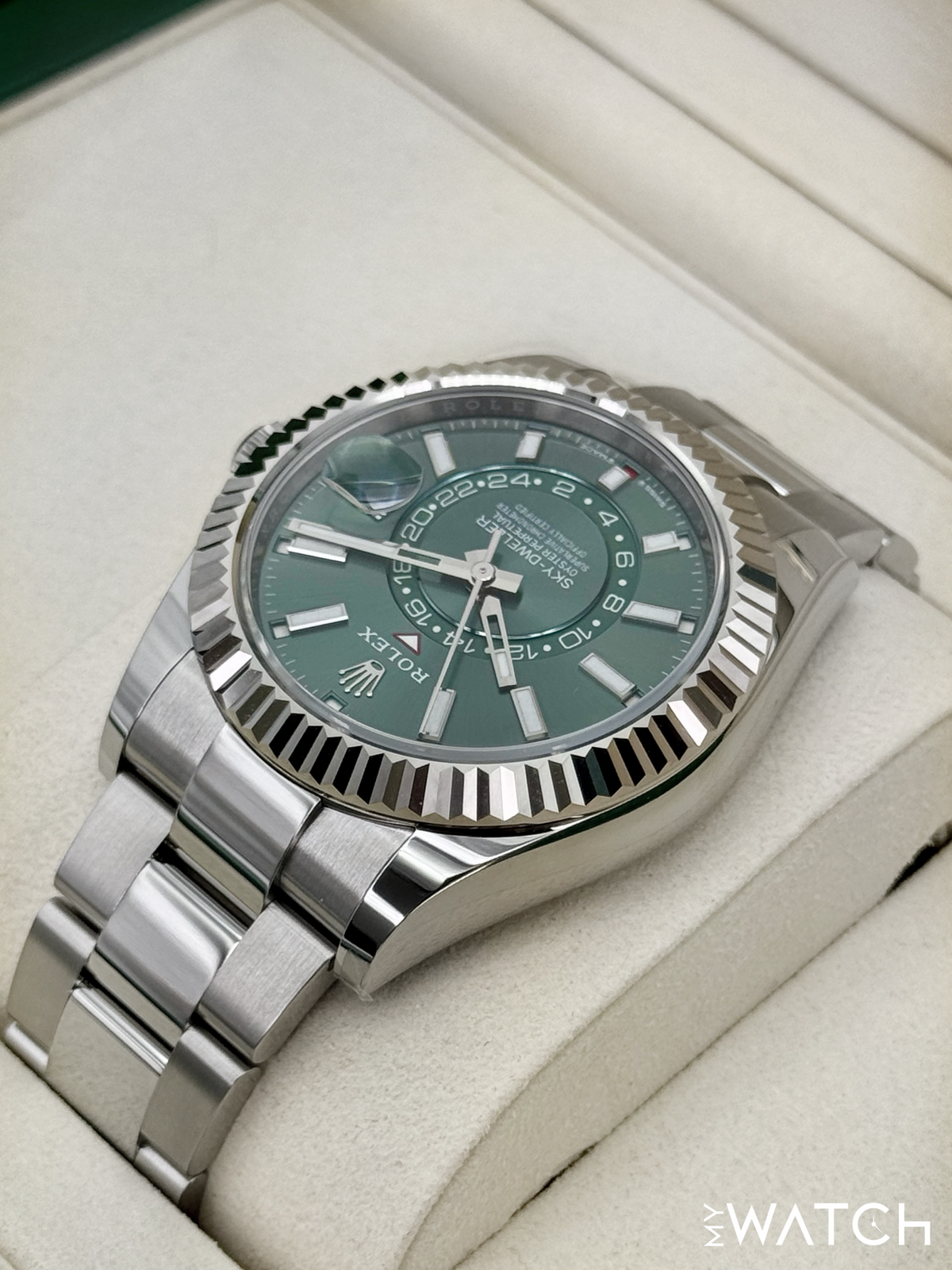 NEW 2026 Rolex Sky-Dweller 42mm 336934 Oyster Green Dial