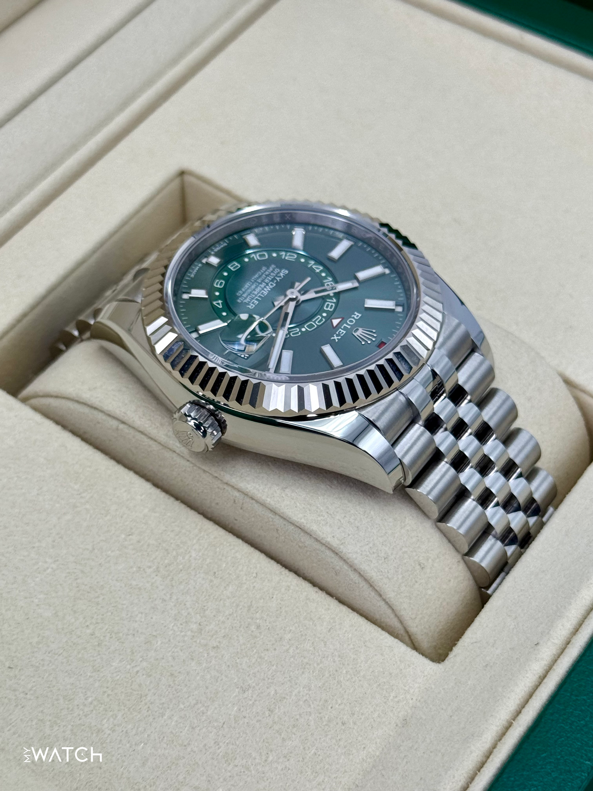 NEW 2026 Rolex Sky-Dweller 42mm 336934 Jubilee Green Dial