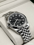 NEW 2026 Rolex Datejust 41mm 126334 Stainless Steel Jubilee Black Diamond Dial