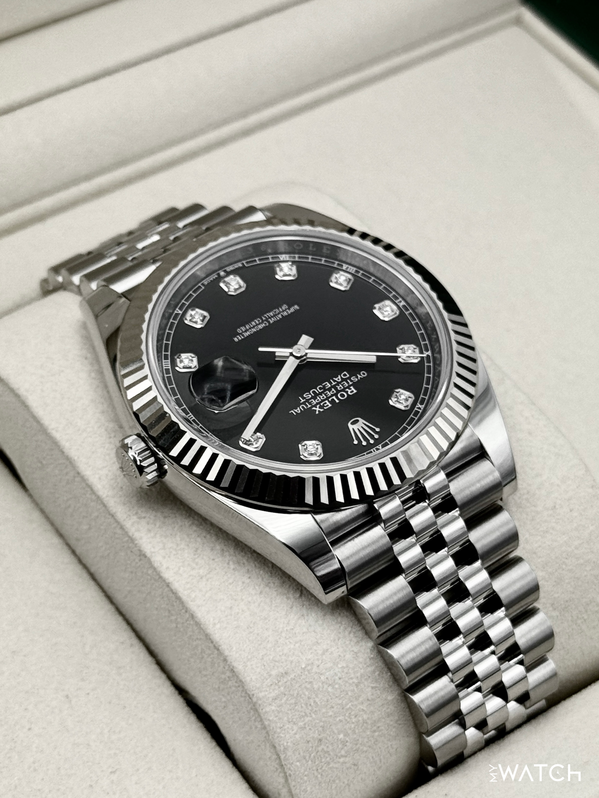 NEW 2026 Rolex Datejust 41mm 126334 Stainless Steel Jubilee Black Diamond Dial
