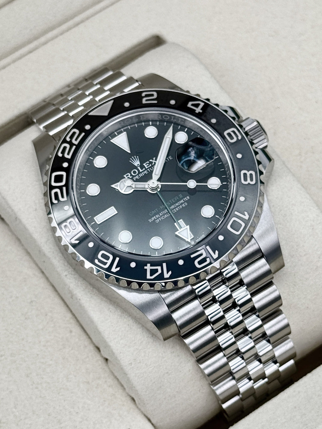 NEW 2026 Rolex GMT-Master II Bruce Wayne 40mm 126710GRNR Jubilee (STICKERED)