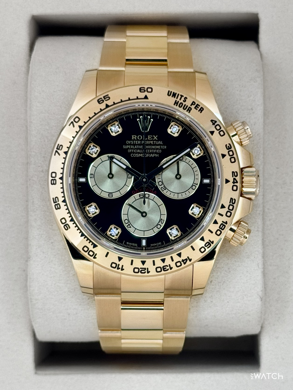 NEW 2026 Rolex Daytona 40mm 126508 18K Yellow Gold Black Diamond Dial