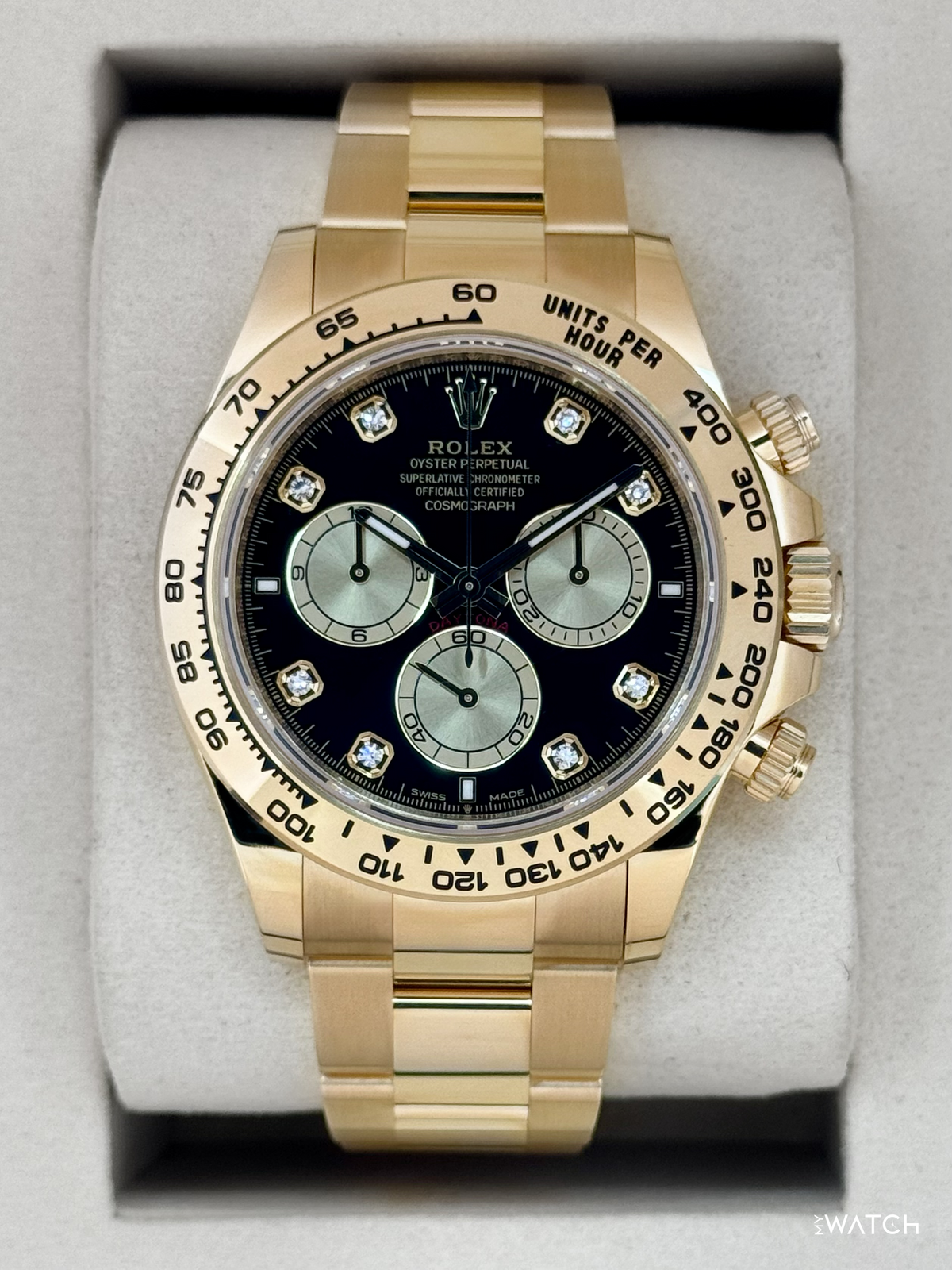 NEW 2026 Rolex Daytona 40mm 126508 18K Yellow Gold Black Diamond Dial