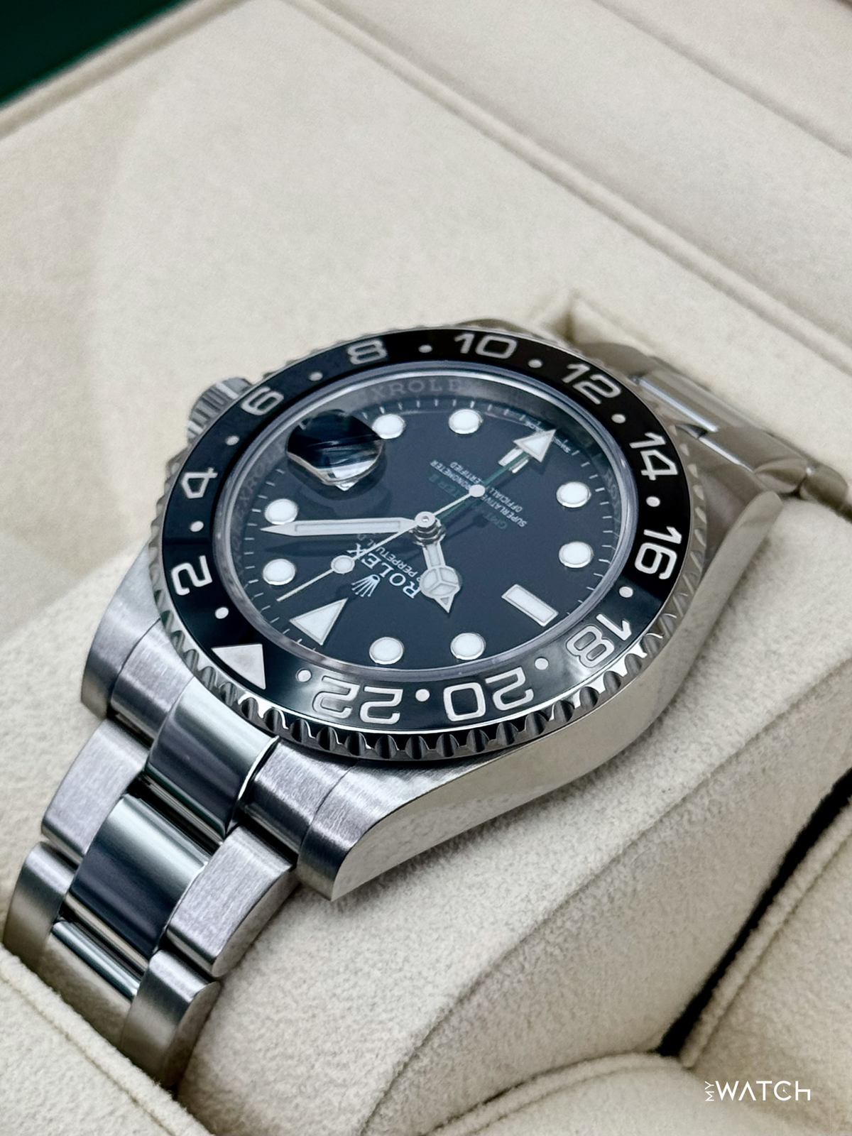 2018 Rolex GMT-Master II 40mm 116710LN Stainless Steel Black Dial