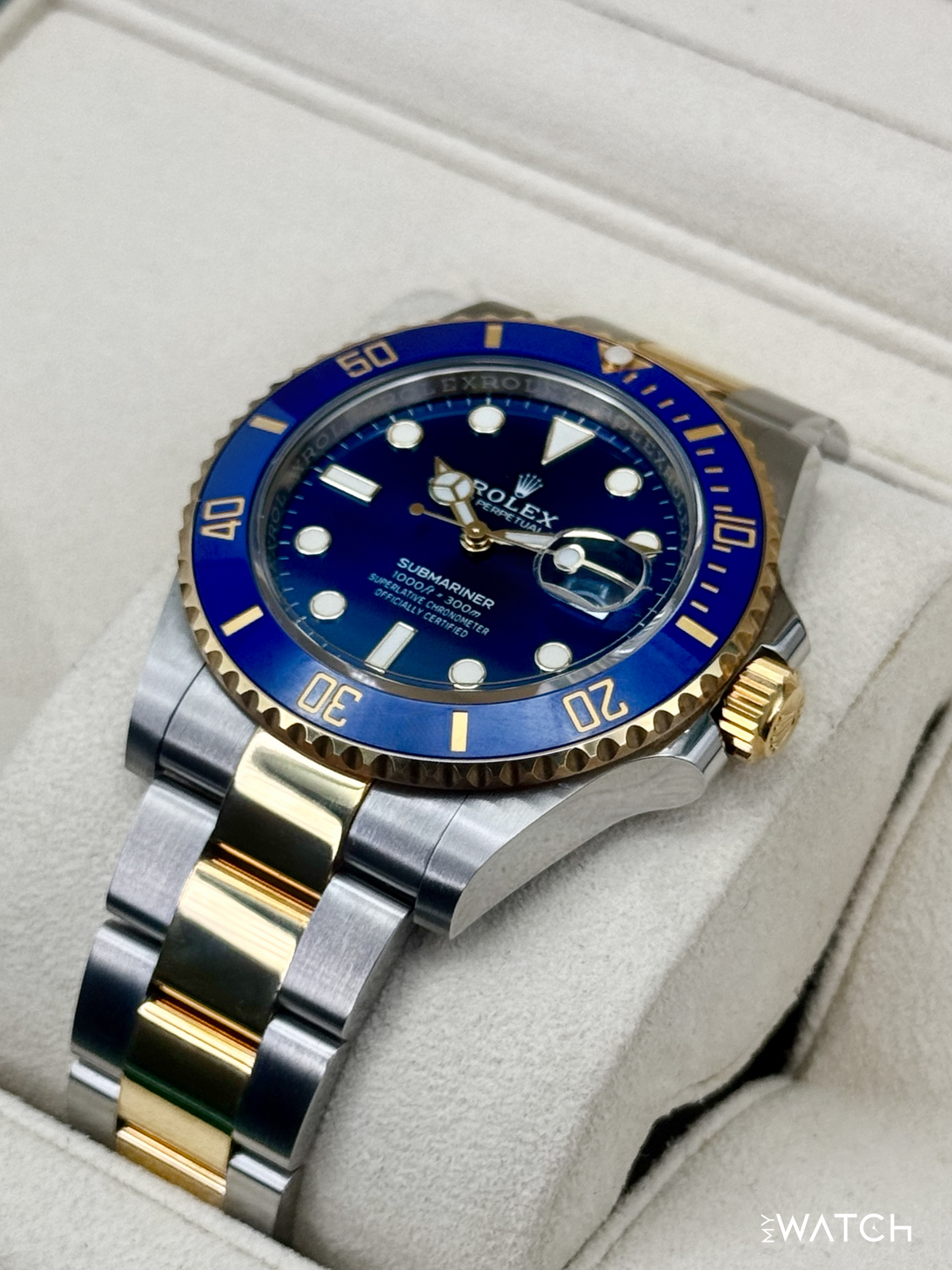 2022 Rolex Submariner "Bluesy" 41mm 126613LB Two-Tone Blue Dial