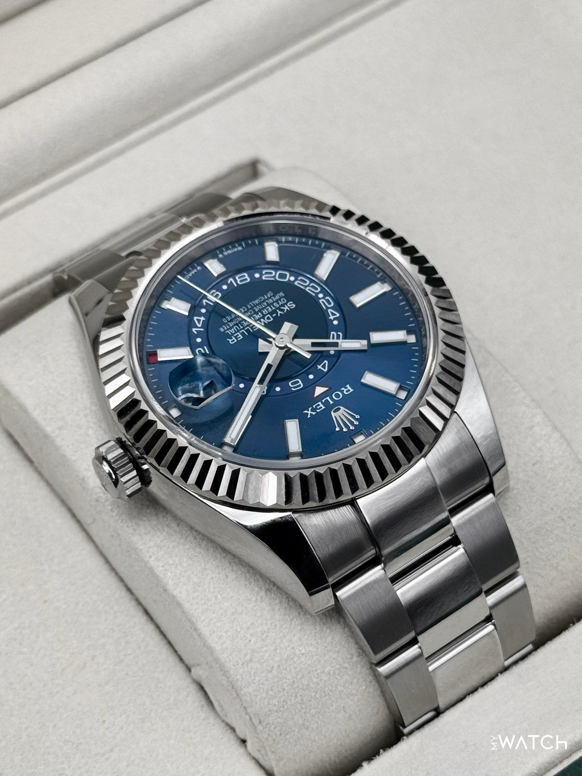 2026 Rolex Sky-Dweller 42mm 336934 Oyster Blue Dial