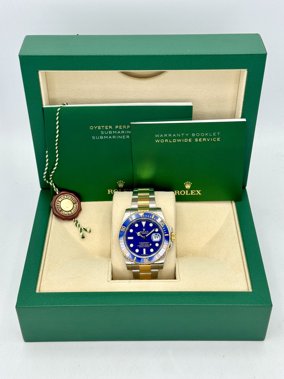 Rolex Submariner “Bluesy” 40mm 116613LB Two-Tone Flat Blue Dial
