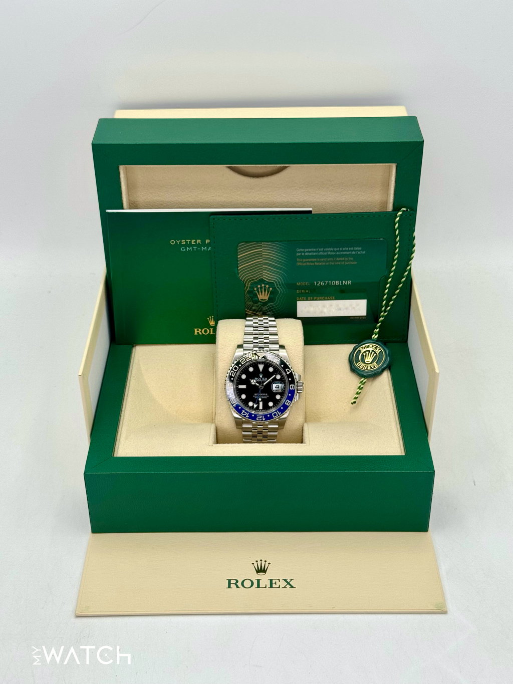 2023 Rolex GMT-Master II "Batgirl" 40mm 126710BLNR Jubilee Black Dial