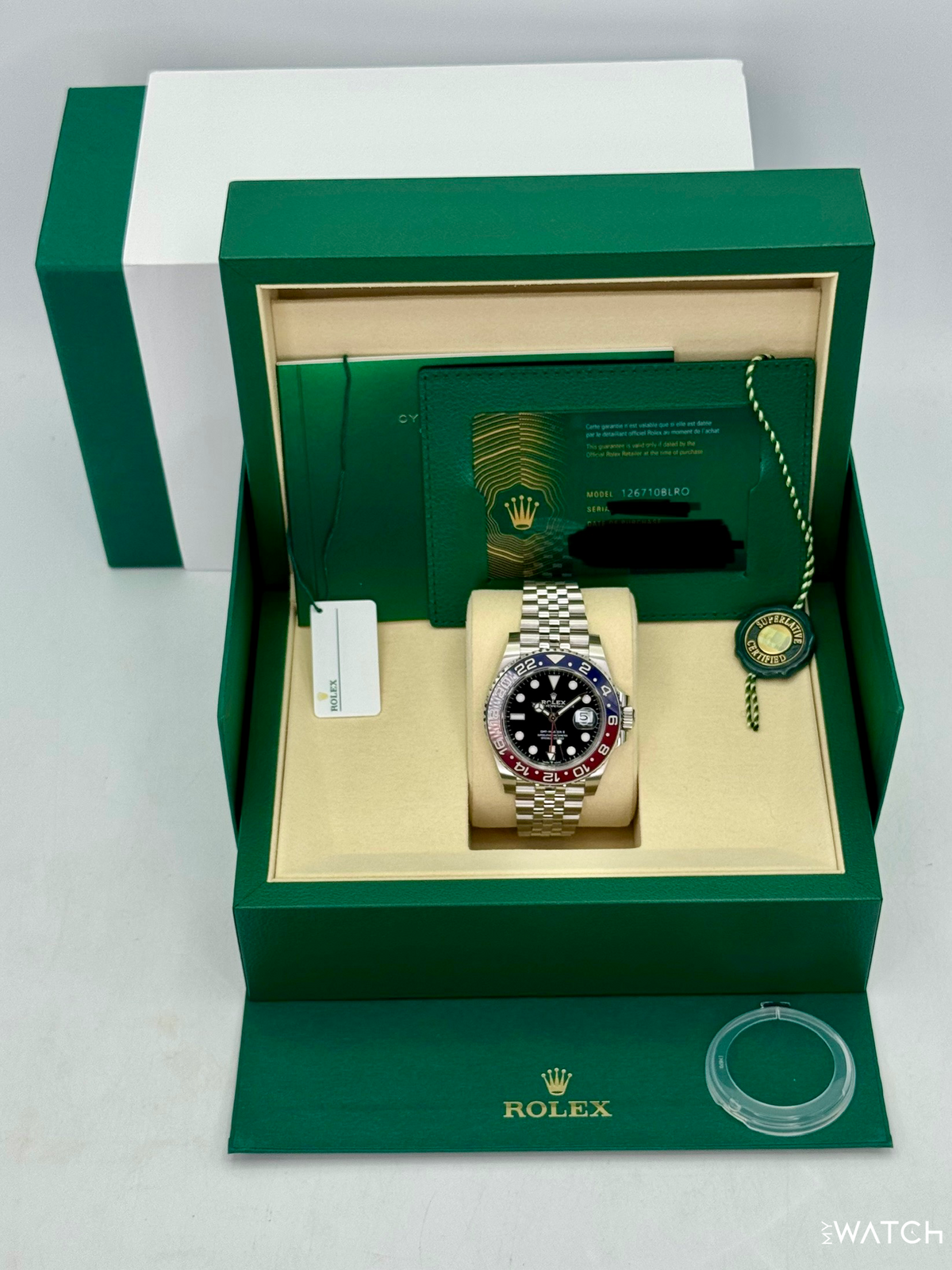 NEW 2026 Rolex GMT-Master II "Pepsi" 40mm 126710BLRO Jubilee (STICKERED)