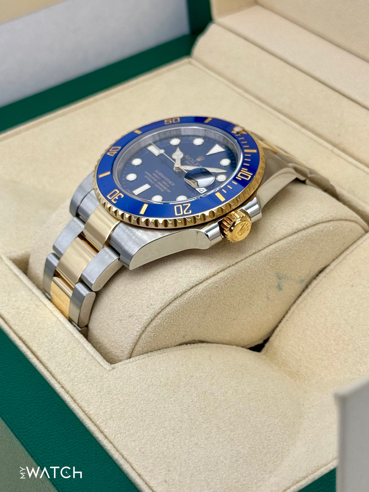 2017 Rolex Submariner "Bluesy" 40mm 116613LB Two-Tone Blue Dial