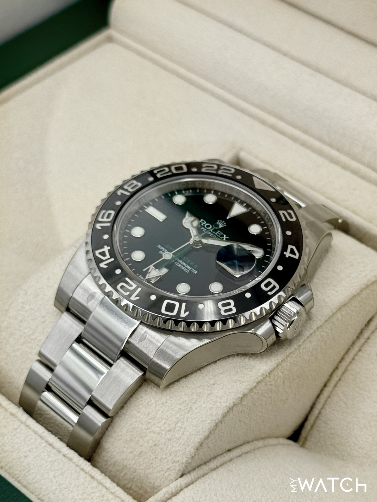 NEW OLD STOCK 2017 Rolex GMT-Master II 40mm 116710LN Stainless Steel Black Dial (STICKERED)