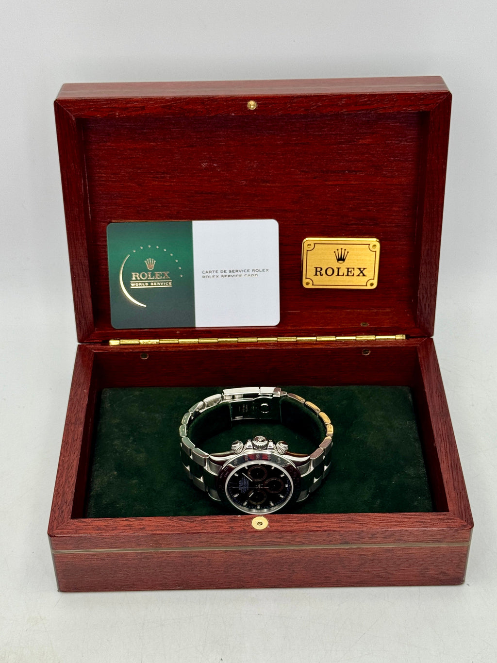 2005 Rolex Daytona 40mm 116520 Stainless Steel Black Dial (RSC)