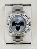 2025 Rolex Daytona 40mm 126509 White Gold Silver Ghost Dial