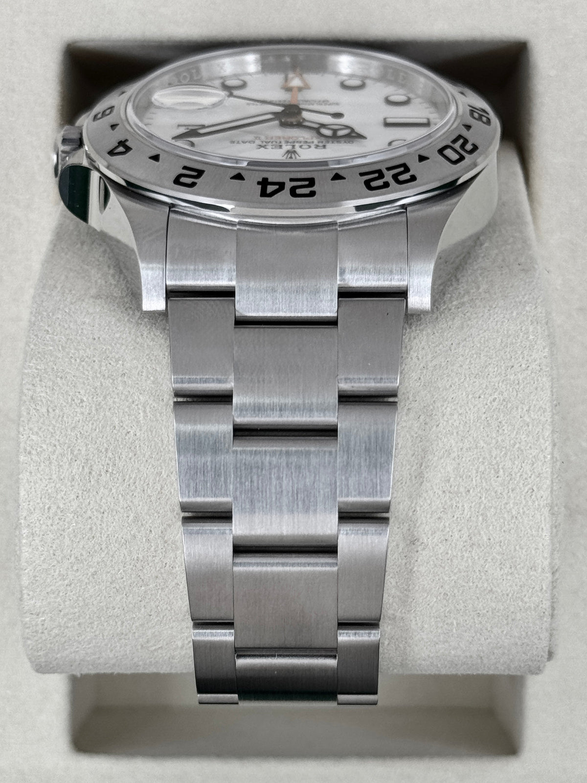 NEW 2026 Rolex Explorer II 42mm 226570 Stainless Steel Polar White Dial (NEW STYLE CARD)
