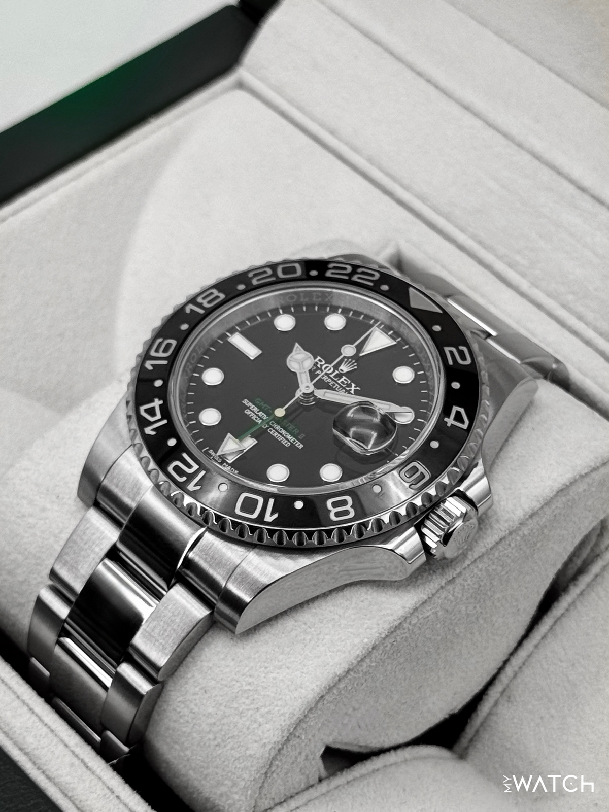 2014 Rolex GMT-Master II 40mm 116710LN Stainless Steel Black Dial