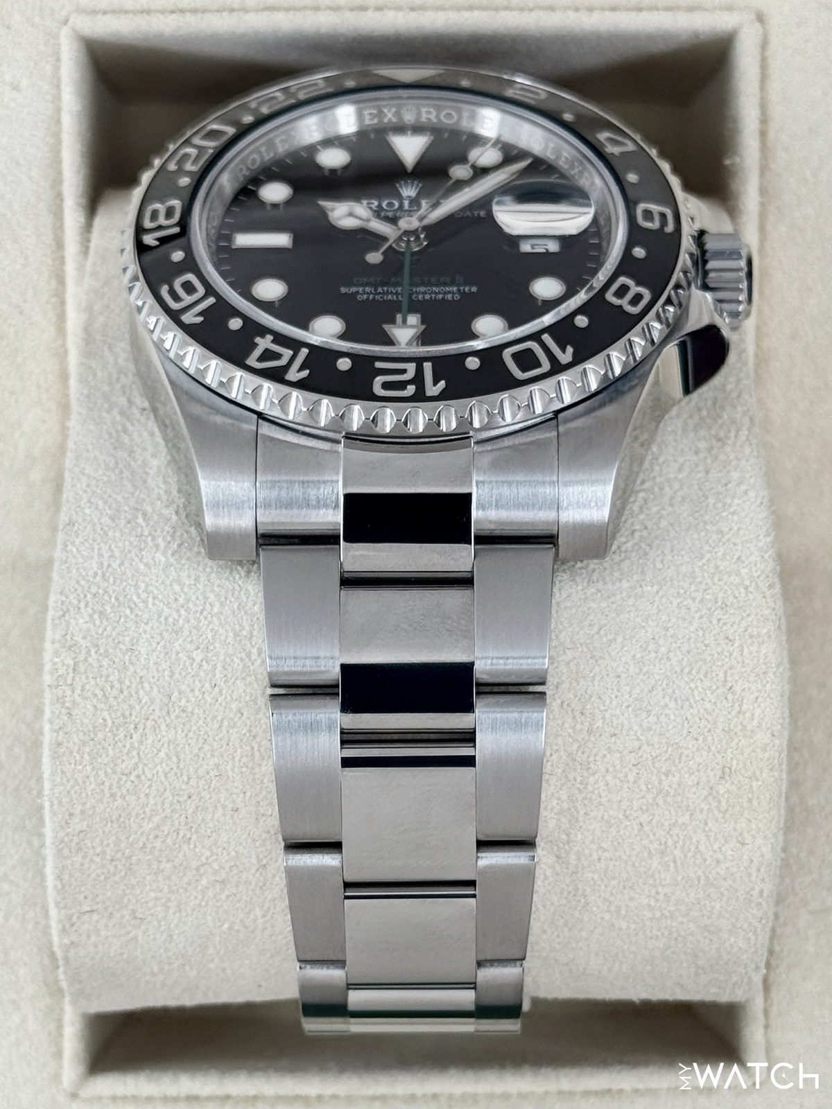 2018 Rolex GMT-Master II 40mm 116710LN Stainless Steel Black Dial