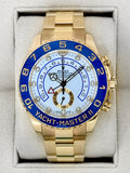 2023 Rolex Yacht-Master II 44mm 116688 18K Yellow Gold White Dial