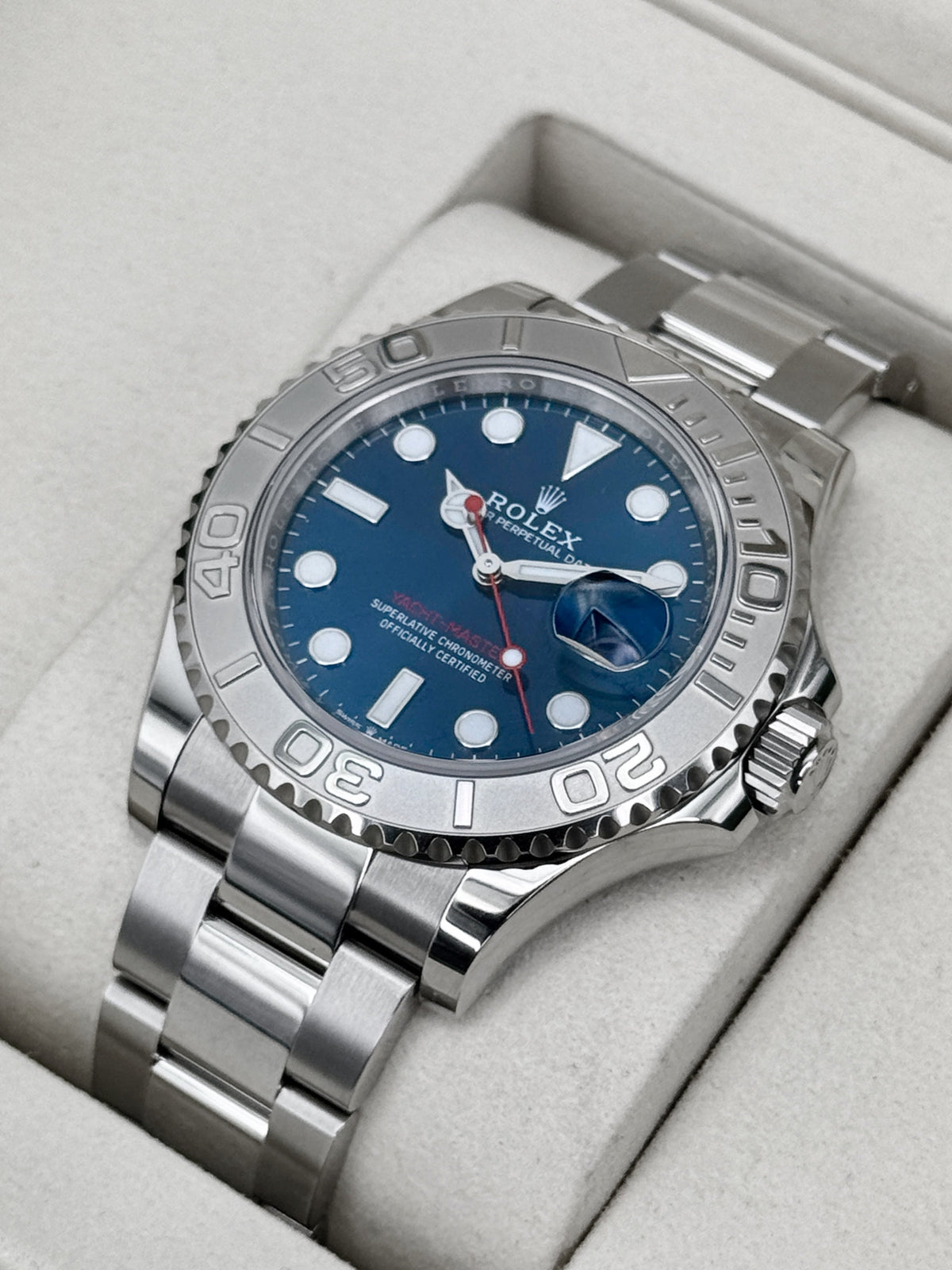 2025 Rolex Yacht-Master 40mm 126622 Stainless Steel Blue Dial