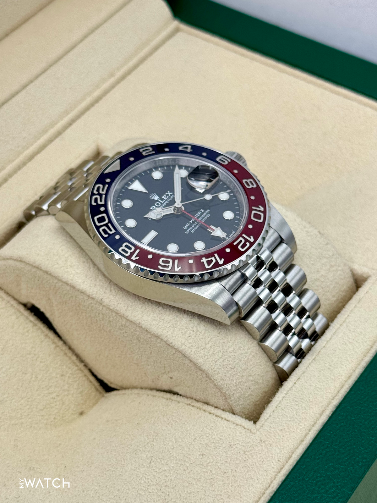 2020 Rolex GMT-Master II "Pepsi" 40mm 126710BLRO Jubilee (BOTH BRACELETS)