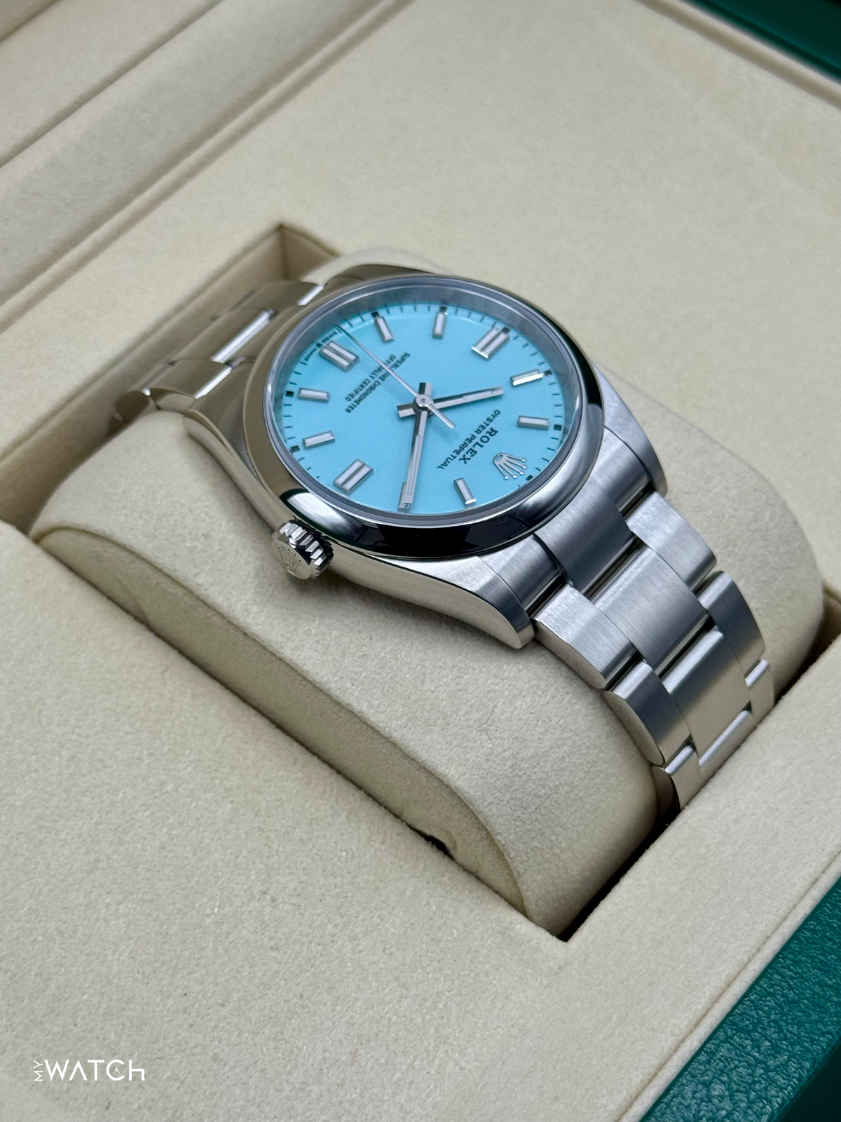 NEW 2026 Rolex Oyster Perpetual 36mm 126000 Tiffany Blue Dial
