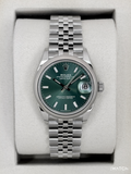 NEW 2026 Rolex Datejust 31mm 278240 Stainless Steel Jubilee Mint Green Dial