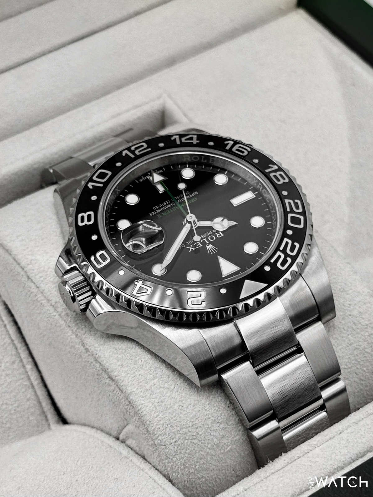 2018 Rolex GMT-Master II 40mm 116710LN Stainless Steel Black Dial