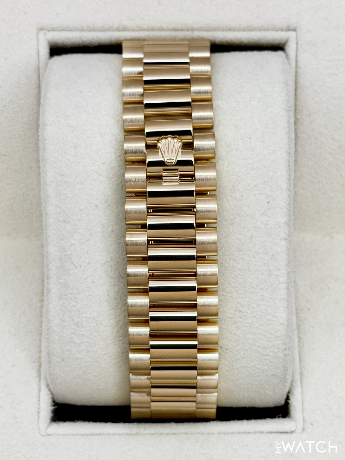 2021 Rolex Day-Date 40mm 228238 Presidential Roman Numeral White Dial