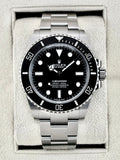 2024 Rolex Submariner 41mm 124060 Stainless Steel Black Dial