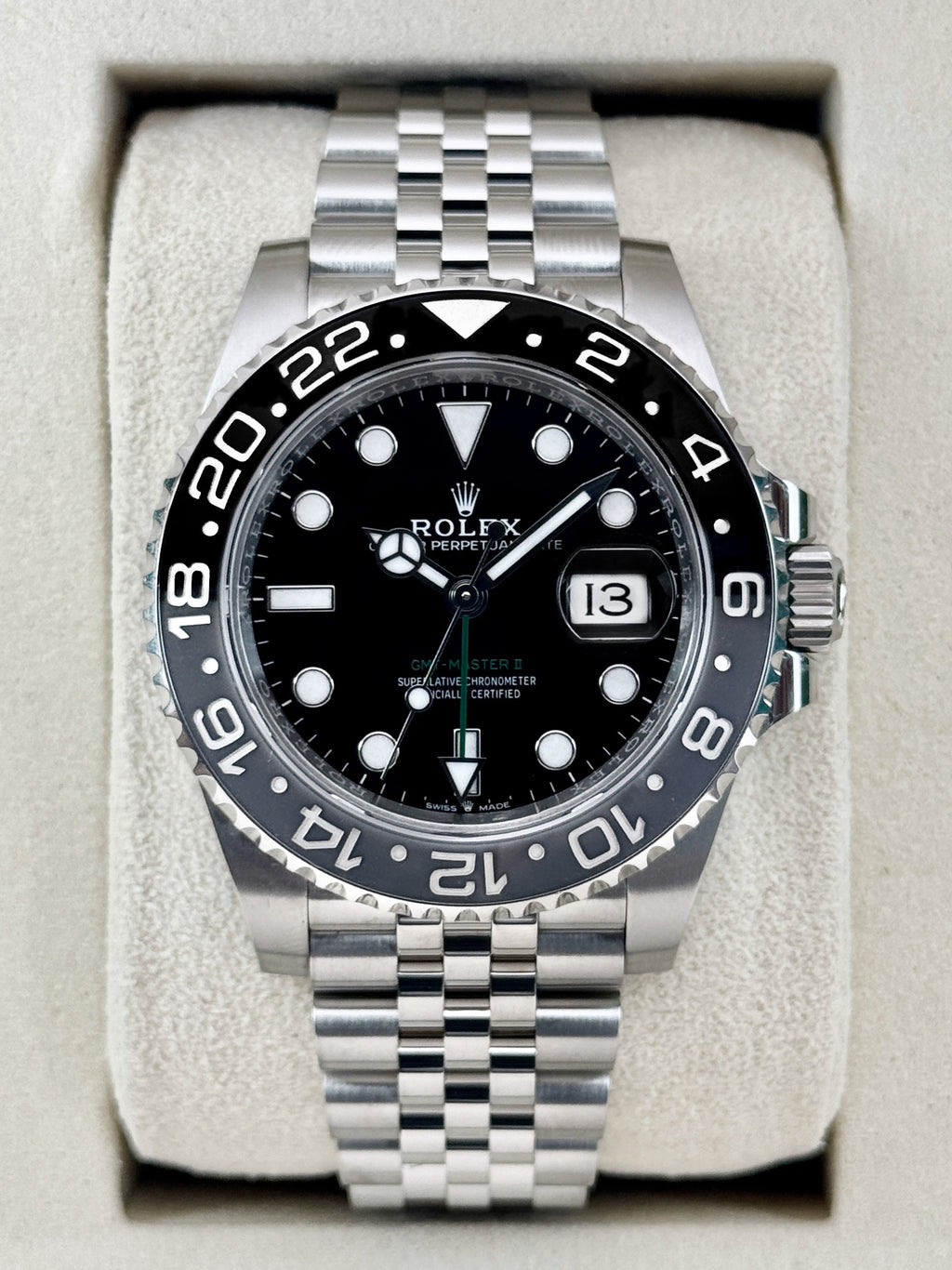 2025 Rolex GMT-Master II "Bruce Wayne" 40mm 126710GRNR Jubilee