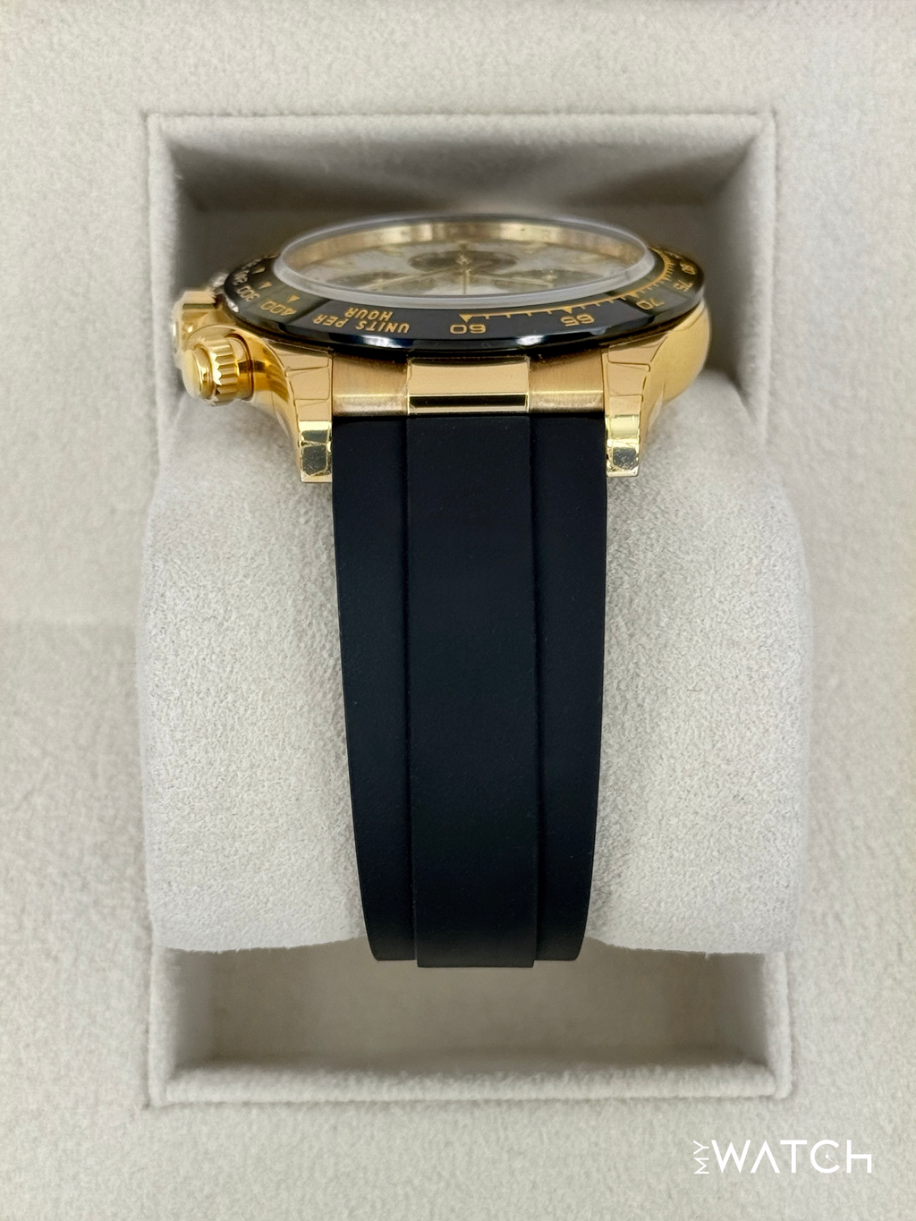 2022 Rolex Daytona 40mm 116518LN Yellow Gold Oysterflex Meteorite Dial (STICKERED)