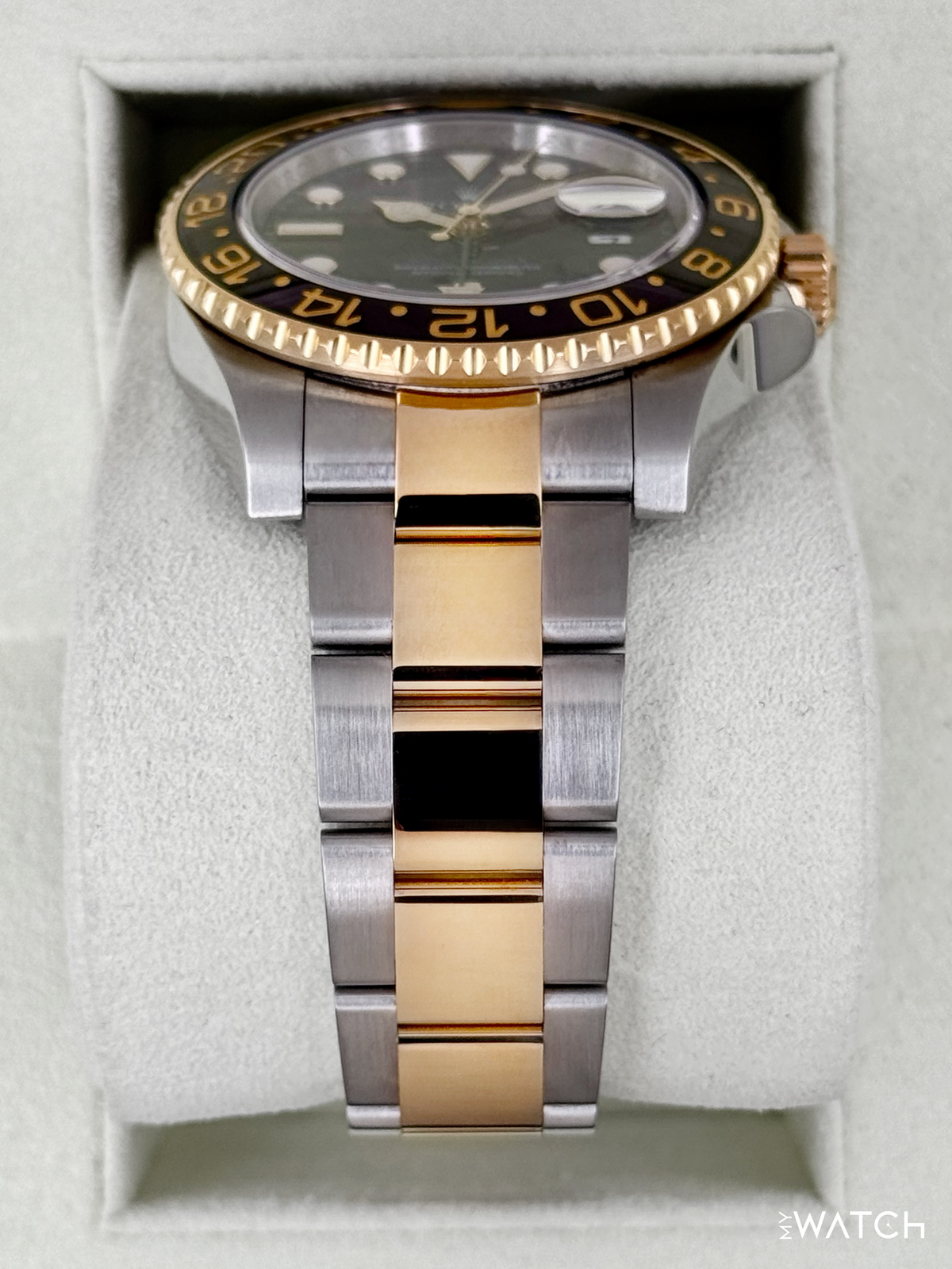 2012 Rolex GMT-Master II 40mm 116713LN Two-Tone Black Dial