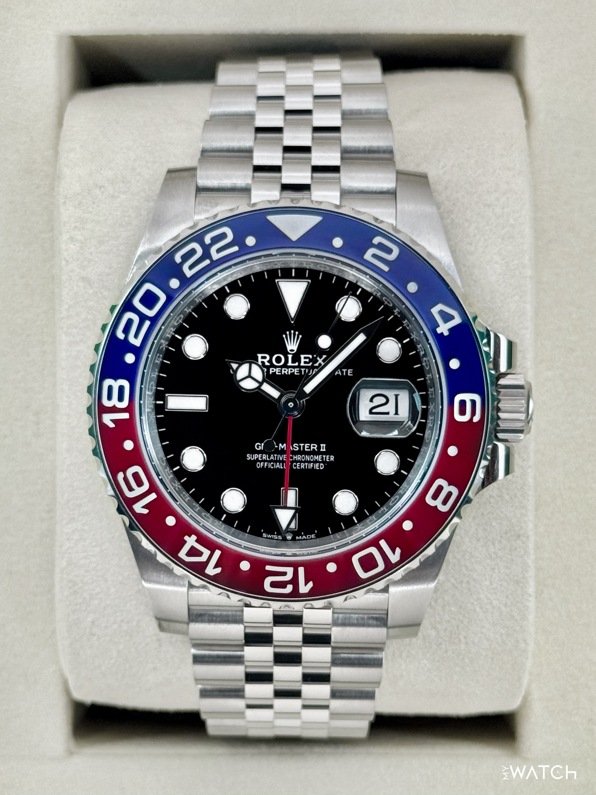 NEW 2025 Rolex GMT-Master II "Pepsi" 40mm 126710BLRO Jubilee