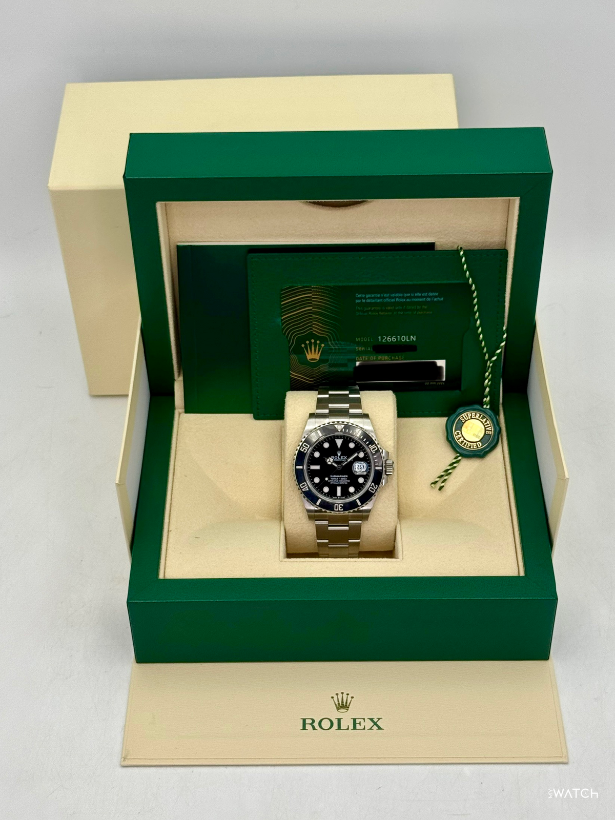 2024 Rolex Submariner 41mm 126610LN Stainless Steel Black Dial