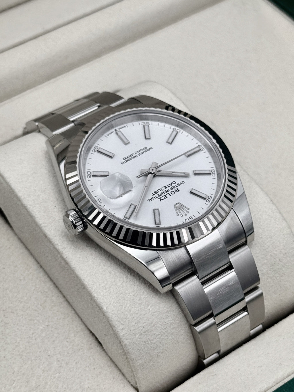 NEW 2026 Rolex Datejust 41mm 126334 Stainless Steel Oyster White Dial