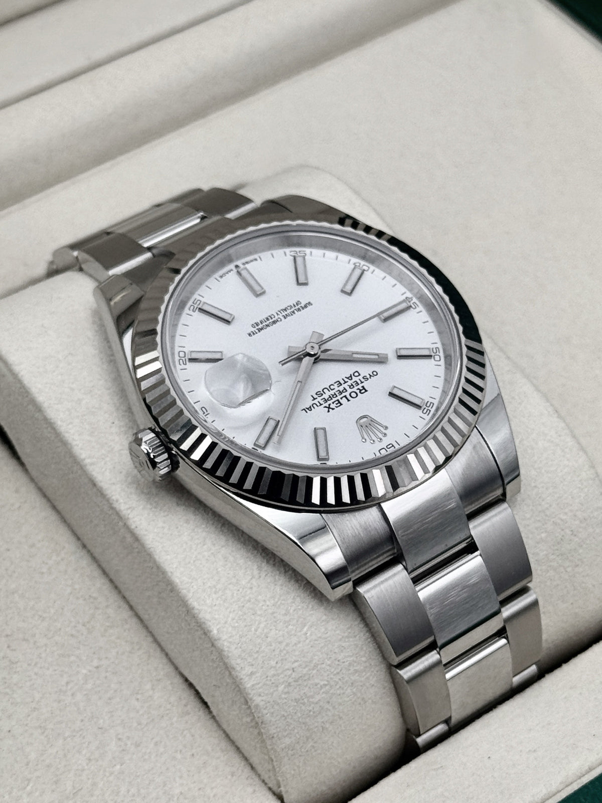 NEW 2026 Rolex Datejust 41mm 126334 Stainless Steel Oyster White Dial
