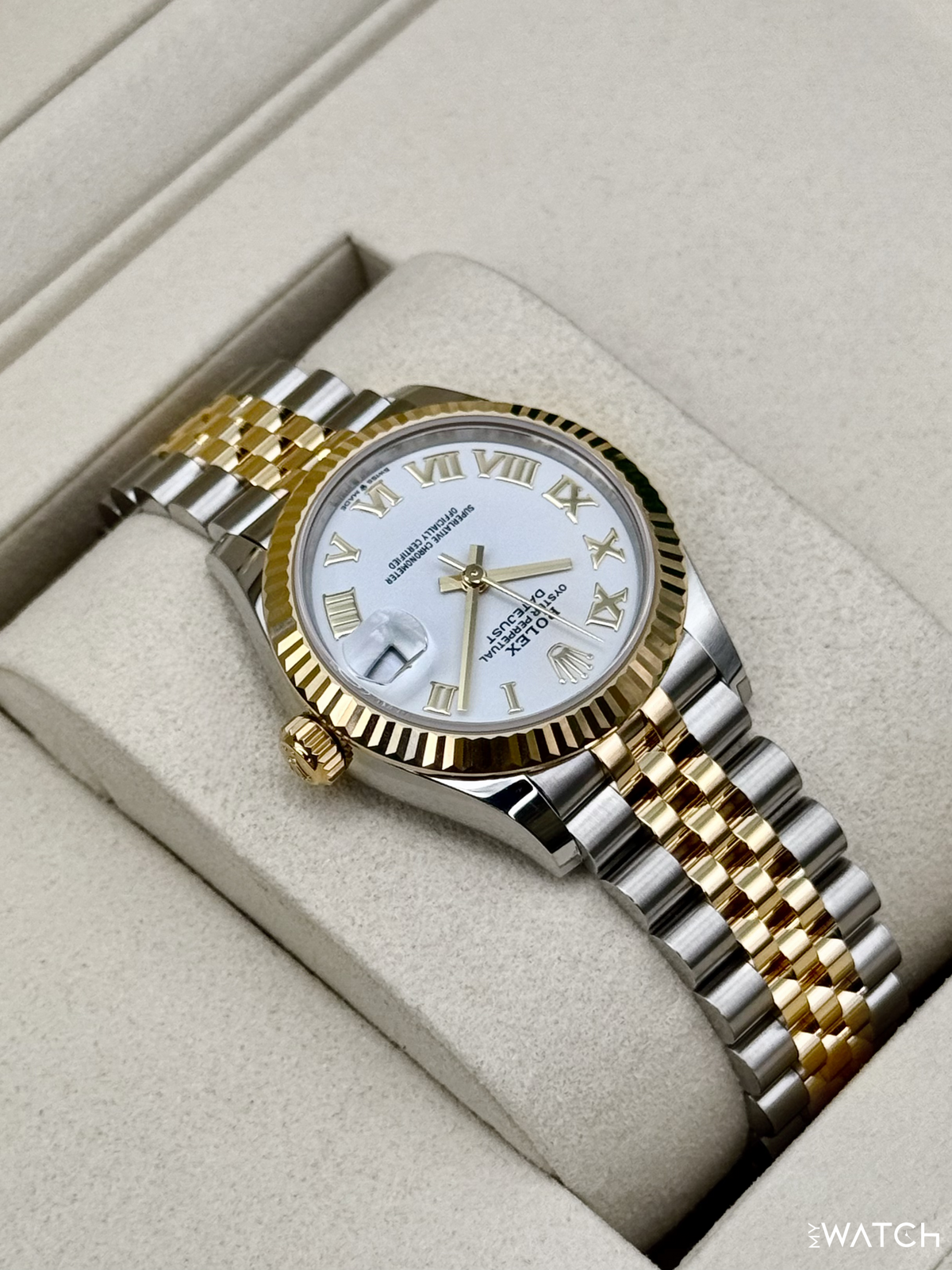 NEW 2026 Rolex Datejust 31mm 278273 Two-Tone Jubilee White Dial