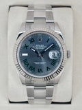 NEW 2026 Rolex Datejust 41mm 126334 Stainless Steel Oyster Wimbledon Dial (STICKERED)